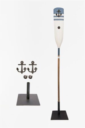 supporto da pavimento e ganci da parete per remi