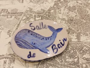 Targa "Salle de Bain"