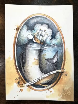 tecnica mista "moby dick" grande