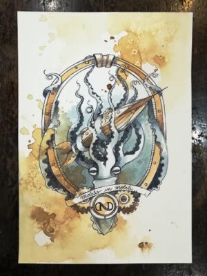 tecnica mista "ventimila leghe sotto i mari" media