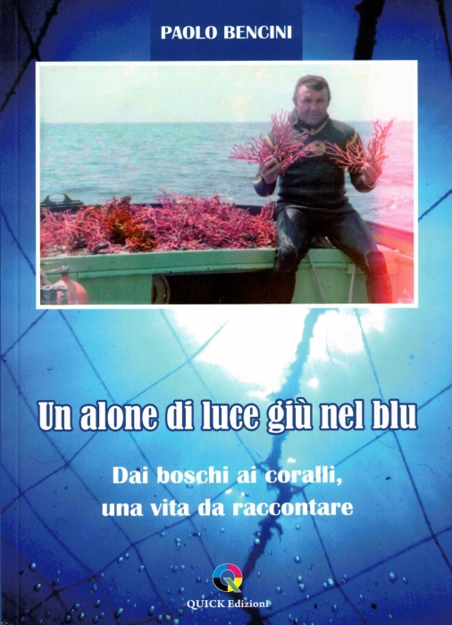 Un alone di luce giù nel blu